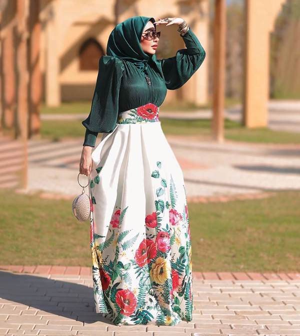 Italian dress with natural silk plisse